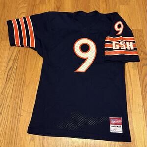 Vintage NFL Chicago Bears #9 Sand Knit Football Jersey Youth M MacGregor USA